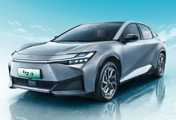 豐田bz3純電動(dòng)車網(wǎng)約車版出租車